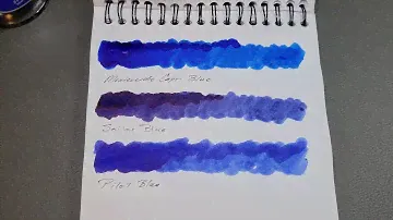 3 Underrated Blue Fountain Pen Inks