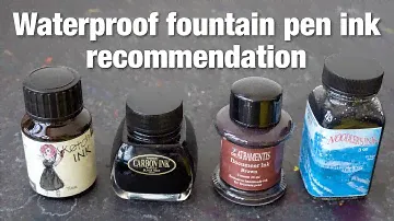 Waterproof Inks That Are Safe for Fountain Pens
